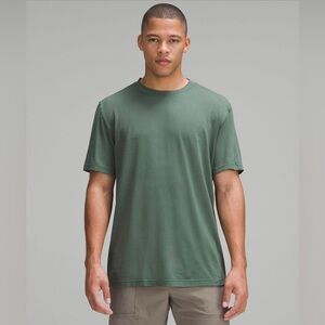 Lululemon License to Train relaxed fit short sleeve tee, green, L/XL